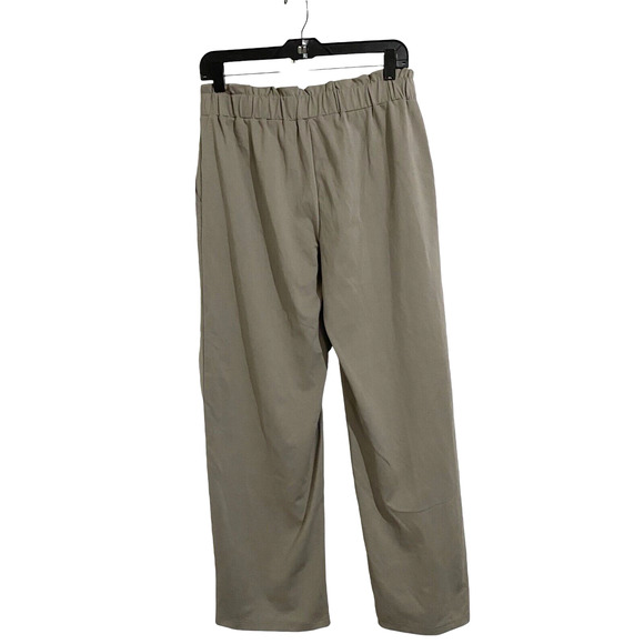 Joie Pants Woemns Size M Tan Brown Pull On Elastic Waist Straight Leg Stretch - Picture 6 of 7